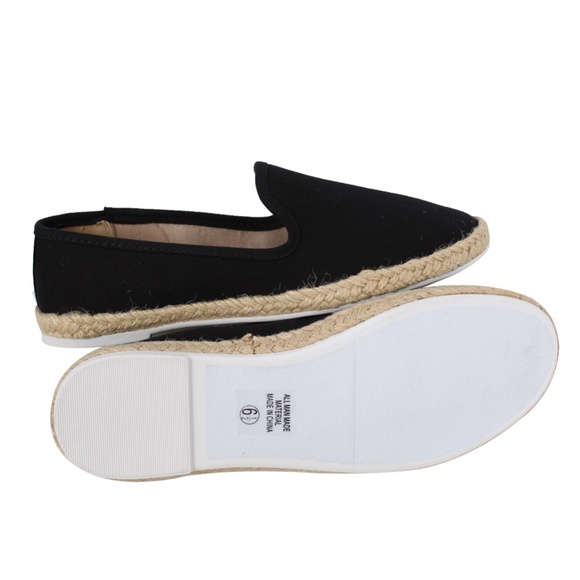 Blue Stripe Espadrille Loafer Slip On Shoes - Picture 6 of 6